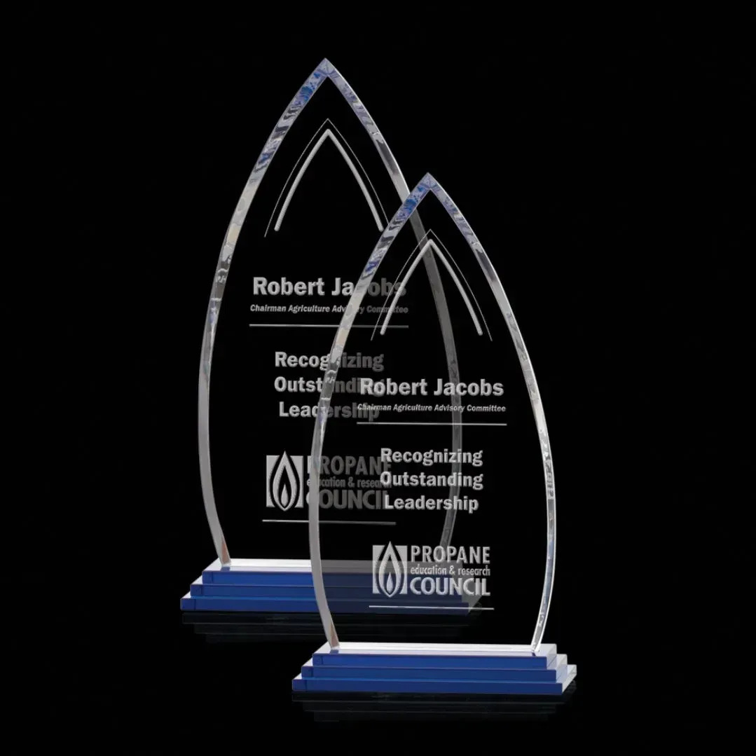 Blue Starfire Crystal Tomasa Award for Company Promotions