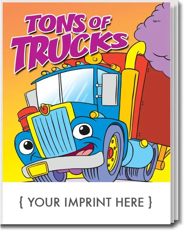 Tons of Trucks Coloring Book