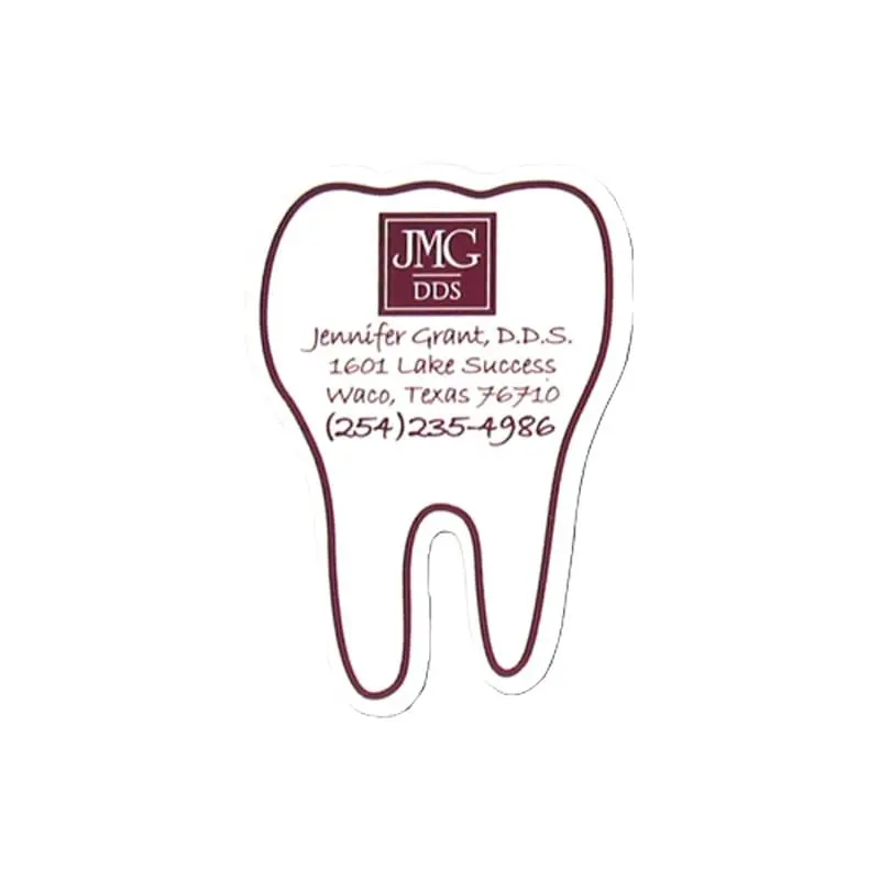 Tooth Shape Stock Vinyl Magnet - 20mil