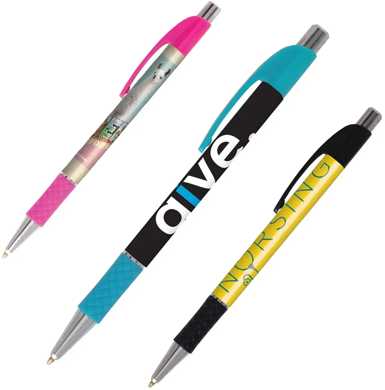 Custom Slim Grip Pen - Top Flight