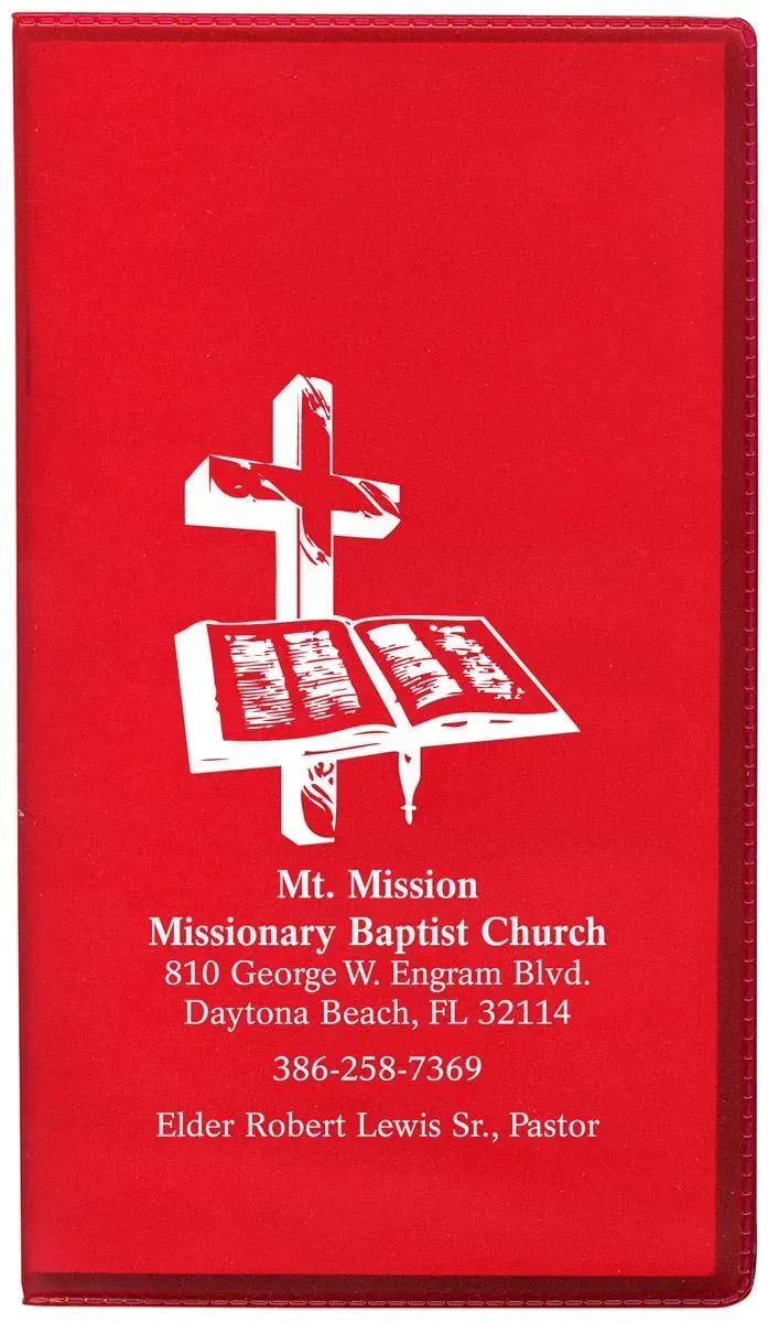 Custom Translucent Vinyl Weekly Pocket Planner