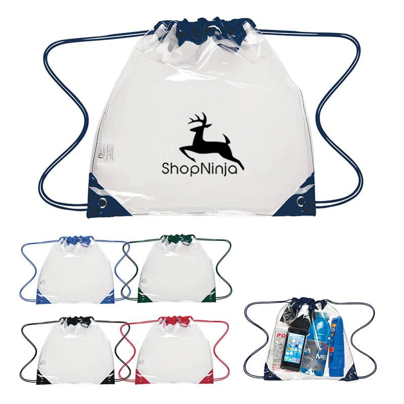 Transparent Drawstring Bag