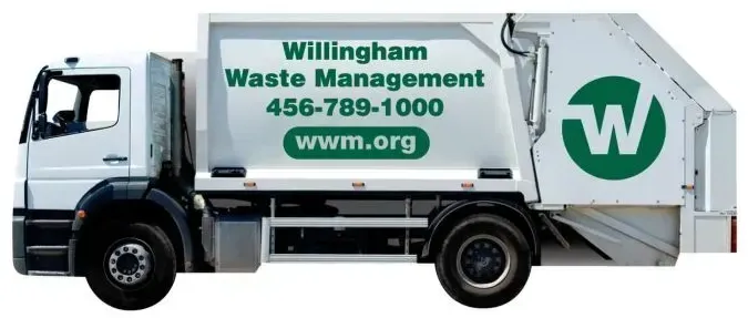 Customized Trash Truck Magnet