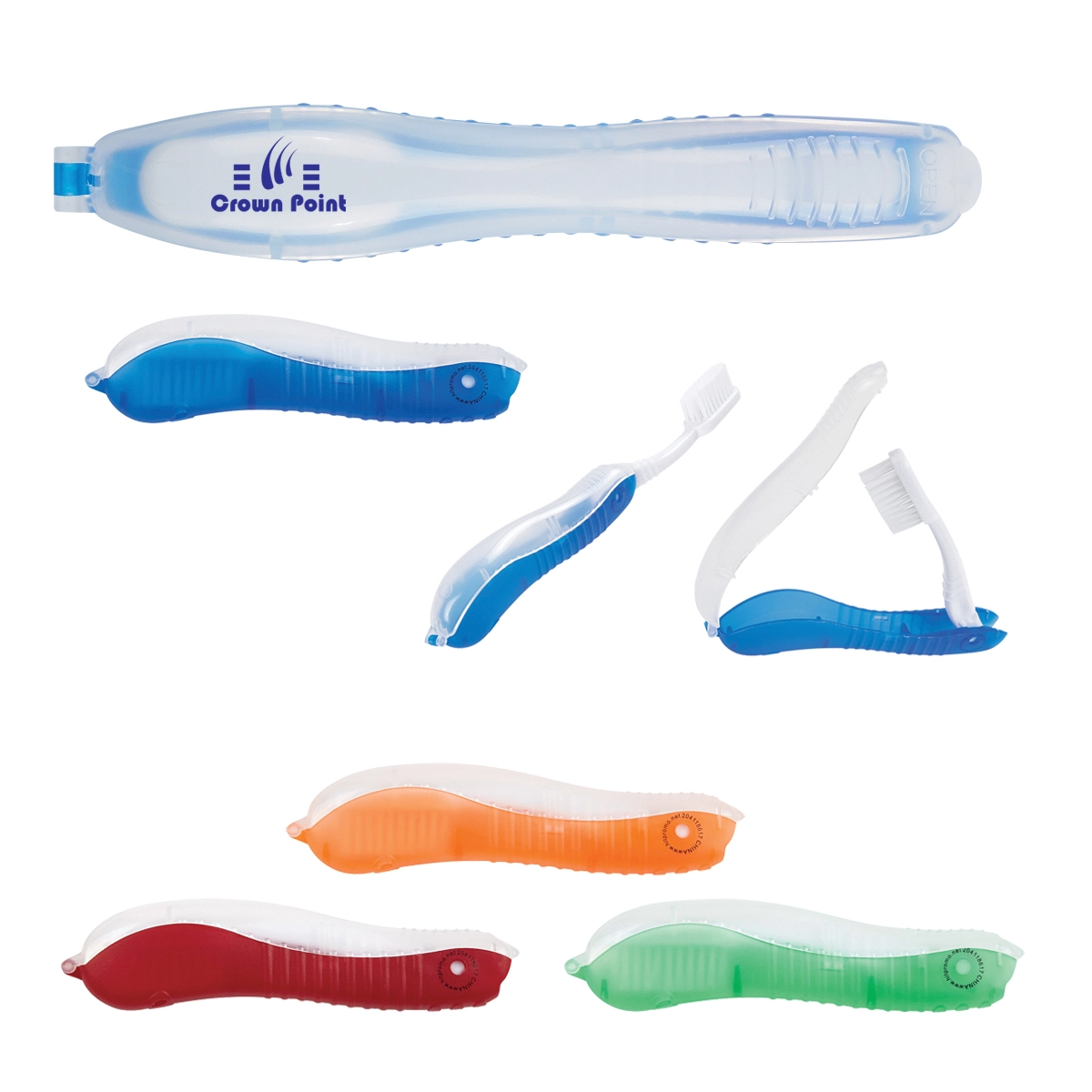 Travel Toothbrush In Folding Case