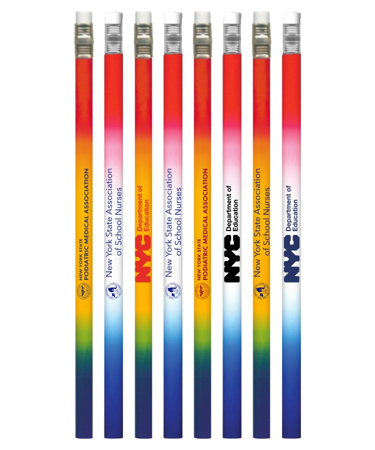 Tri-Color Patriotic Pencils