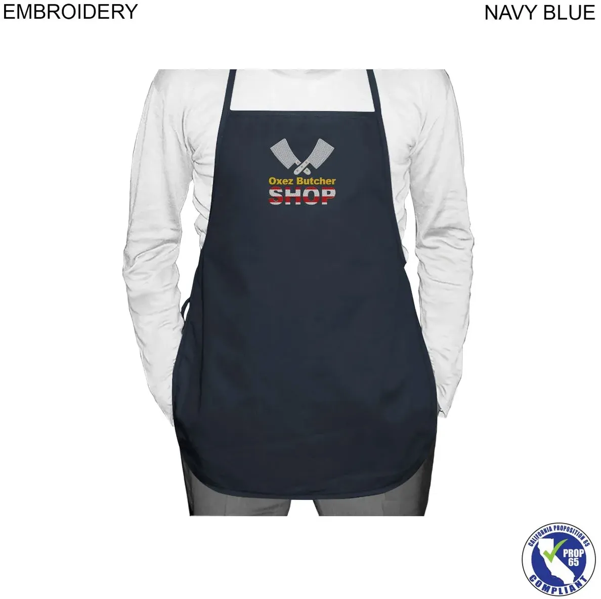 Twill Imported Economy Apron - 19" x 24"L