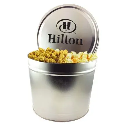 Two Gallon Popcorn Tin - Trio Popcorn