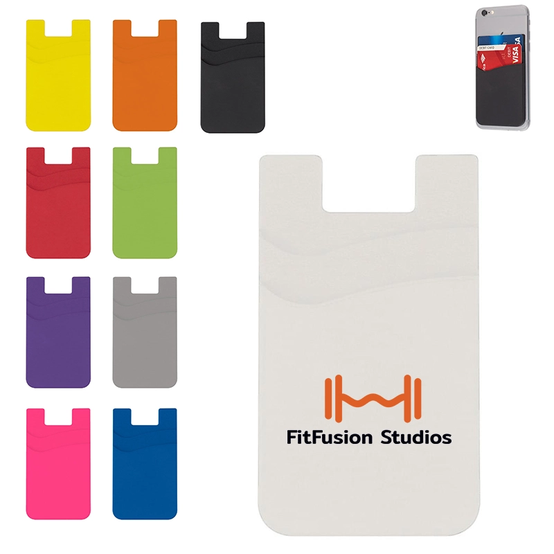 Two Pocket Silicone Mobile Sleeves