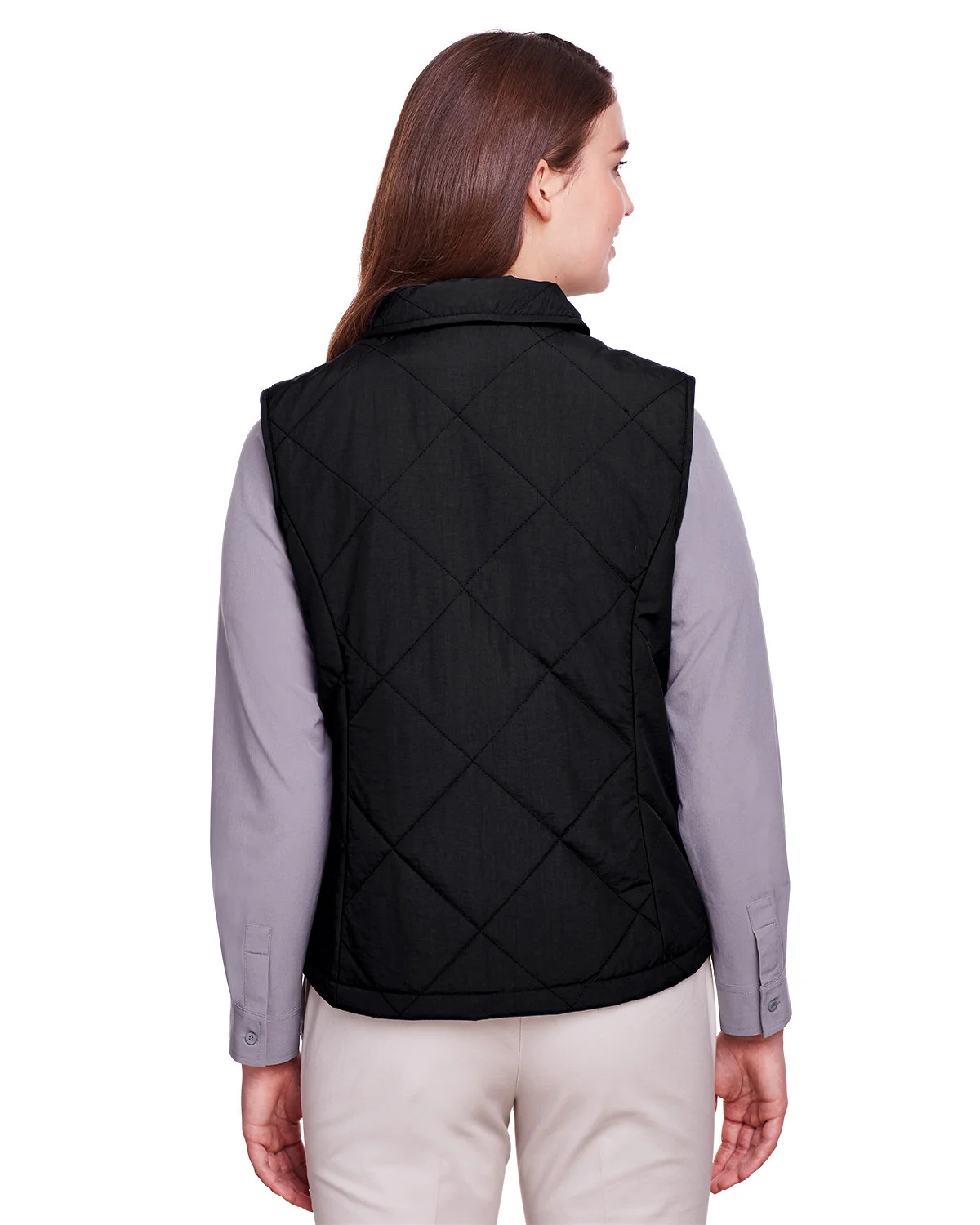 UltraClub Ladies' Dawson Quilted Hacking Vest