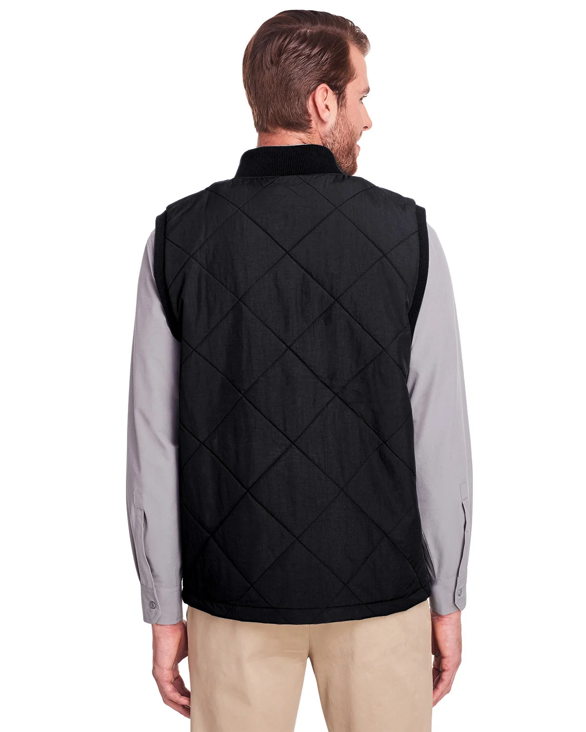 UltraClub Men's Dawson Quilted Hacking Vest