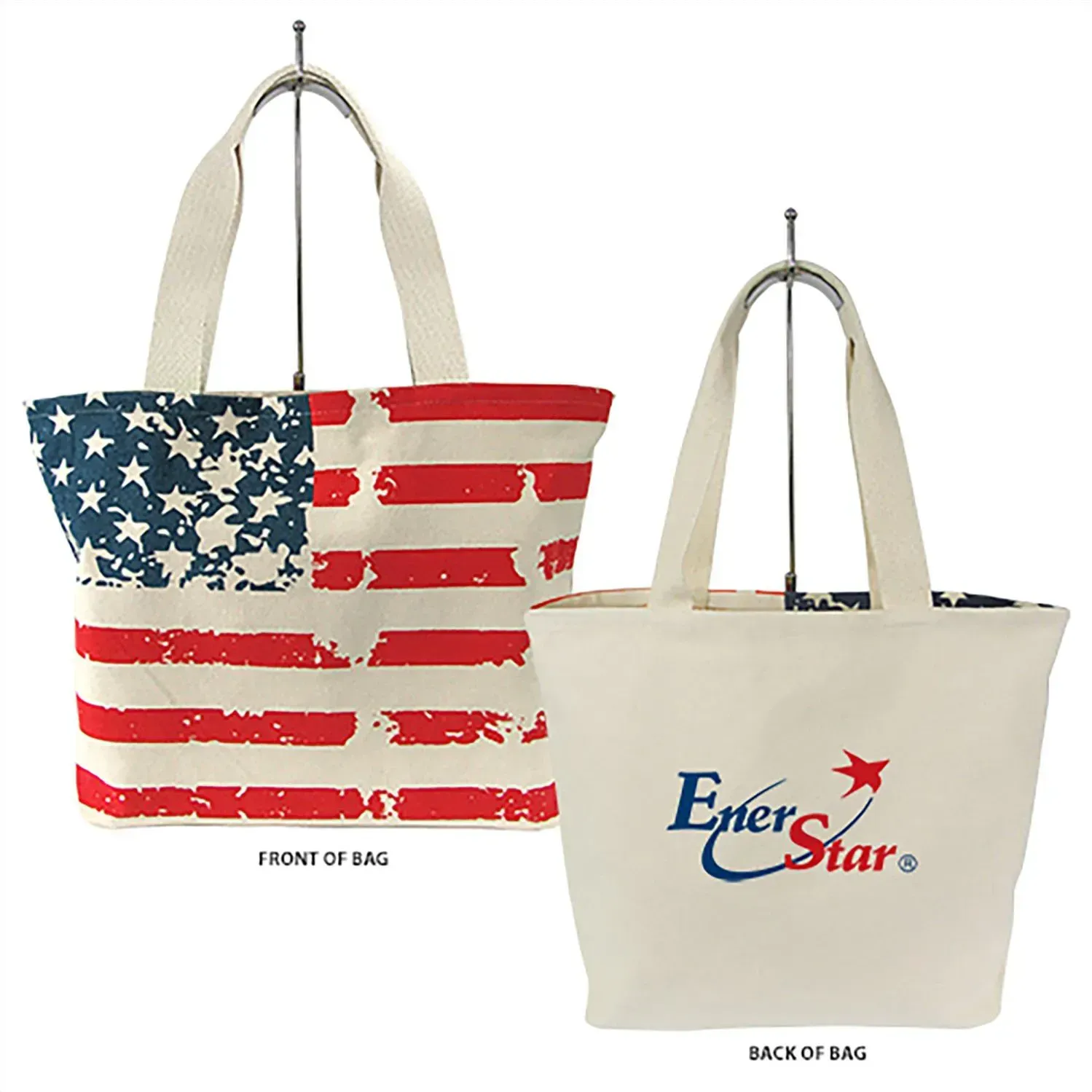 Custom Patriotic Tote Bag