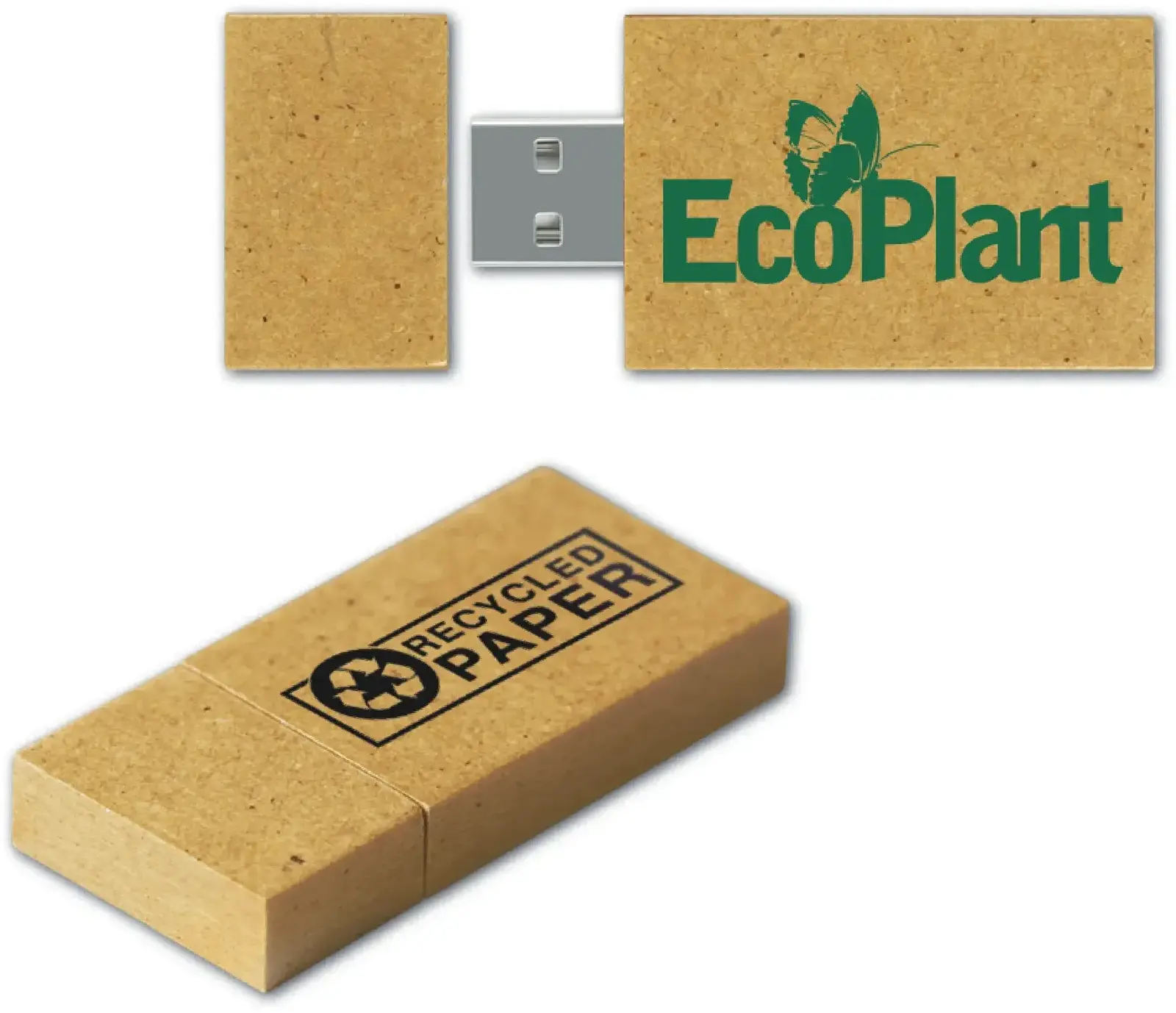 Eco-Friendly Recycled Paper USB Flash Drive