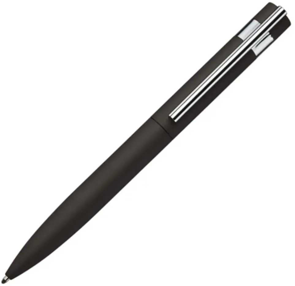 Rubberized Metal Ballpoint Custom Pen with Twist Action - Free Logo Services