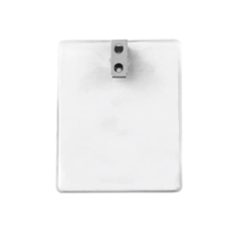 Vertical Top Load Badge Holder w/2 Hole Clip