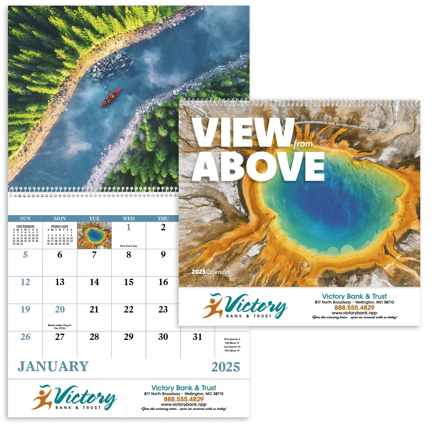 View from Above - Spiral Calendar