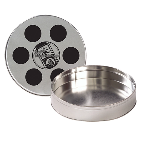 Vintage Film Reel-Inspired Tin Gift Set