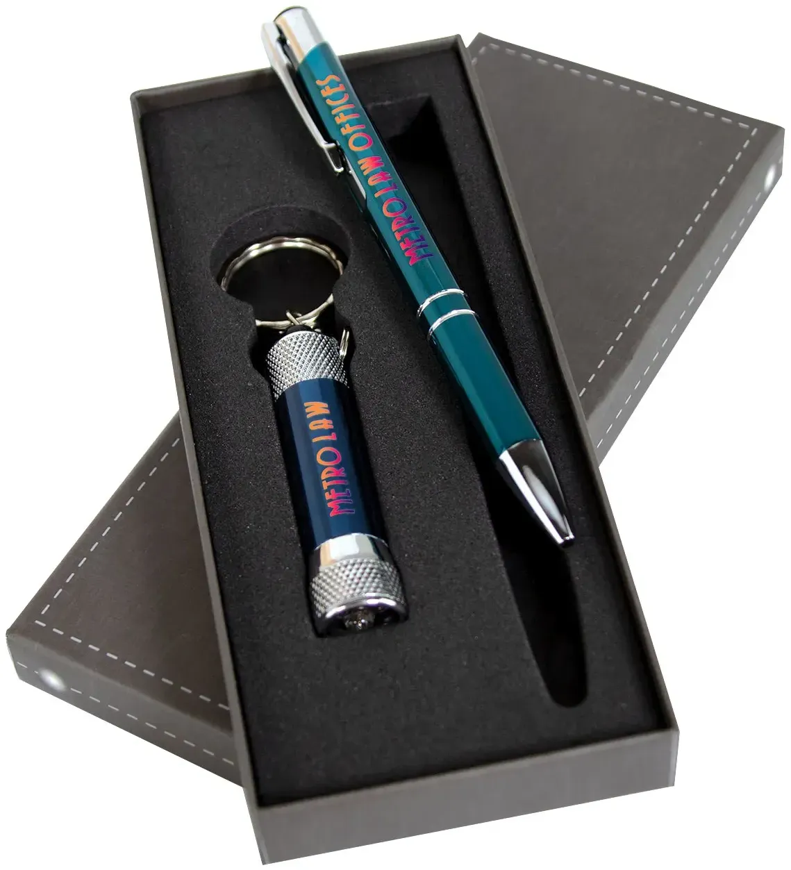 Custom Branded Pen Flashlight Combo