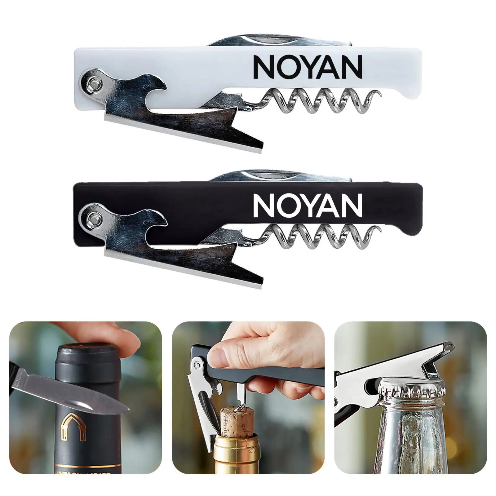 LogoWaiter 3-in-1 Corkscrew