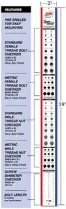 Wall Mount Thread Checker Gauge