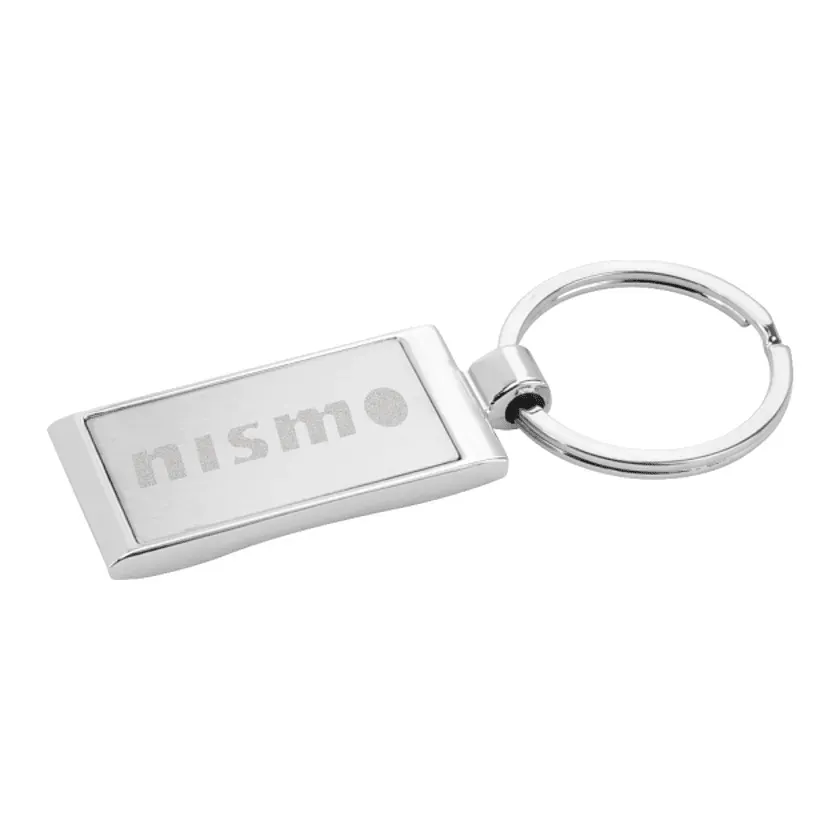 Custom Silver Wave Key Ring - Metal Alloy