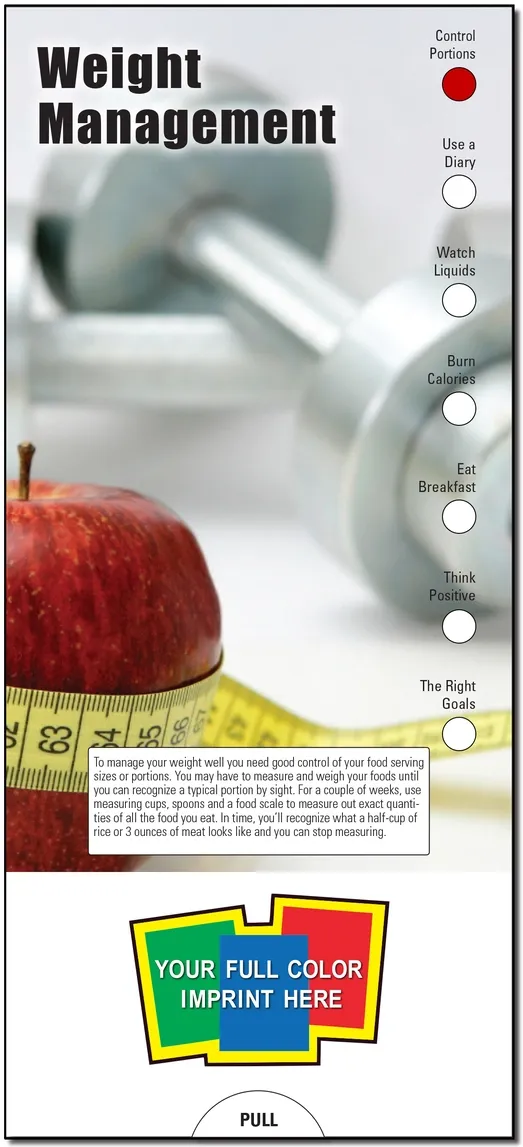 Weight Management Slide Chart