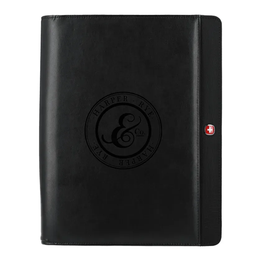 Recycled Tech Zippered Padfolio