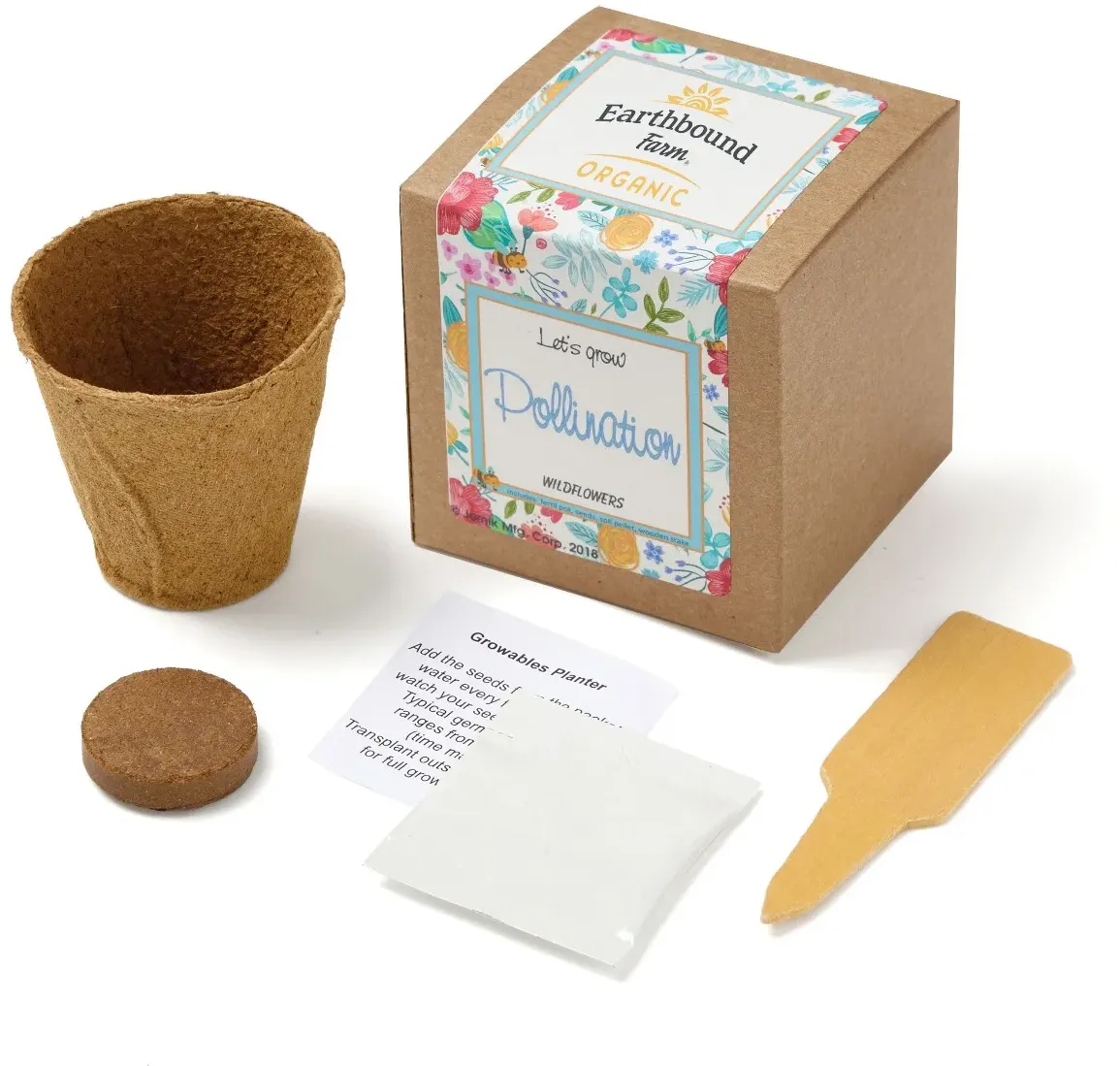 Wildflowers Growables Planter in Kraft Gift Box