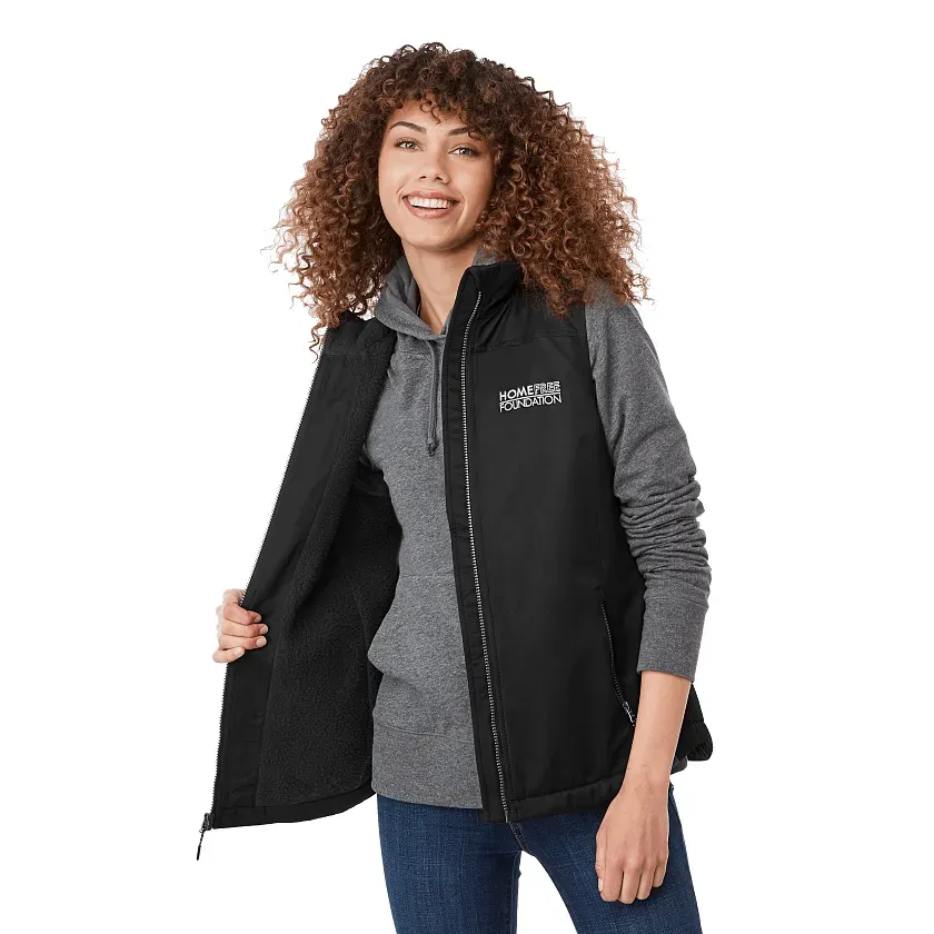 Custom Women's Eco Sherpa Fleece Lined Vest