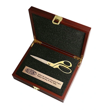 Wood Box For Gold Scissor