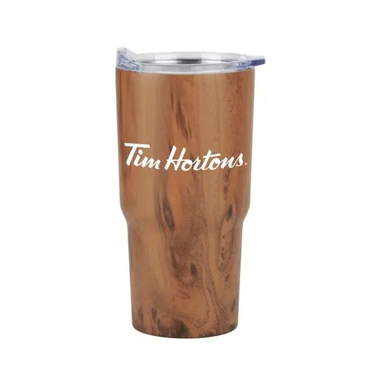 Wood Tone Stainless Steel Tumbler - 20 oz