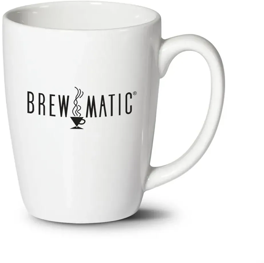 Streamlined 12oz Porcelain Mug for Hot Beverages