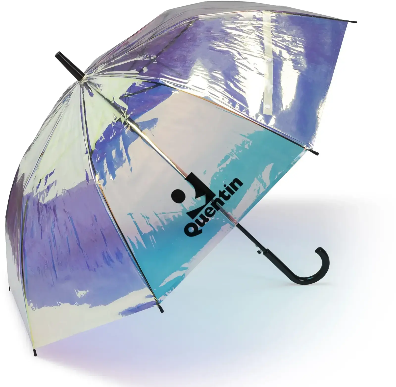 Stylish Custom Iridescent Umbrella for Fashion Enthusiasts (47" Arc)