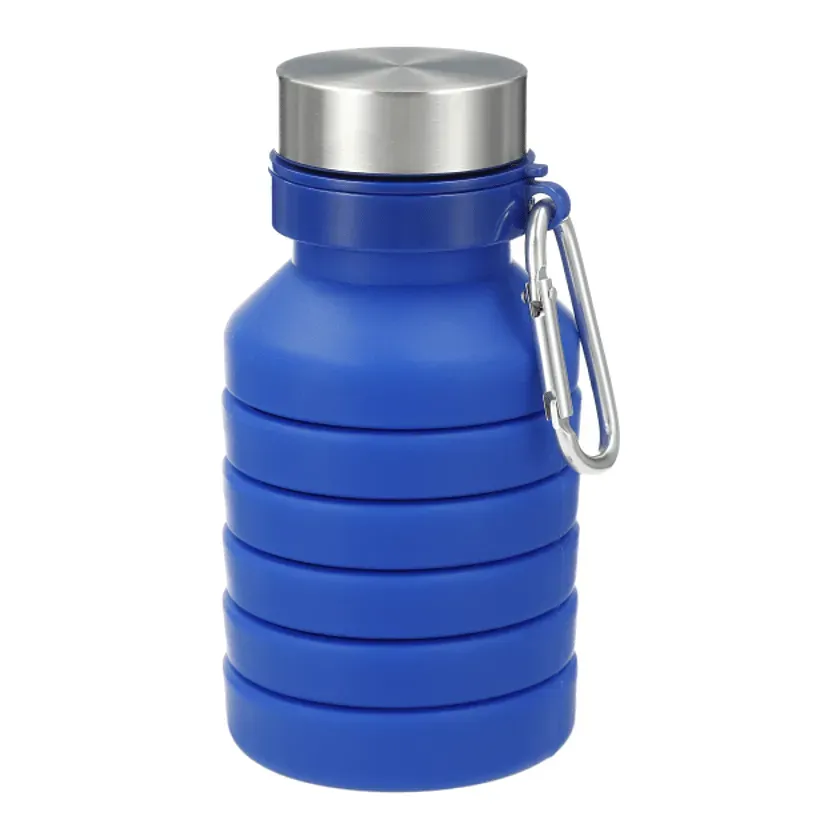 Branded Zigoo Collapsible Silicone Bottle - 18oz