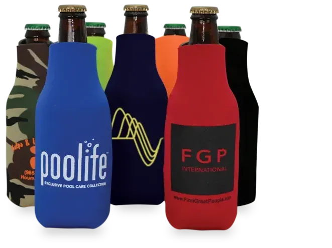 Personalized Zipper Bottle Cooler