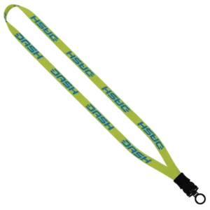 1/2" Dye-Sublimated Stretchy Elastic Lanyard with Plastic Snap-Buckle Release