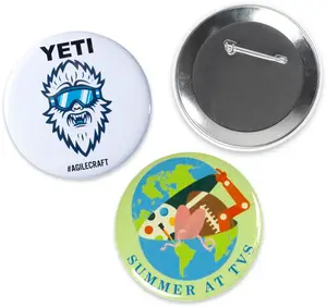 Logo Buttons - 1.25 inch (Personalized, Promotional, Branded)