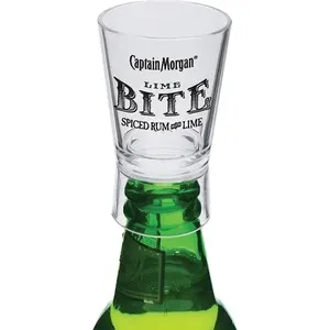 1.25 oz Plastic Bottle Top Sidecar Shot Glass