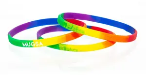 Custom Rainbow Pride Wristband (4 Sizes)