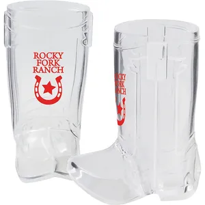 1.5 oz. Plastic Cowboy Boot Shot Glass