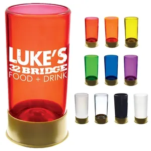 1.5 oz Plastic Shot Gun Shell Shooter Shot Glass