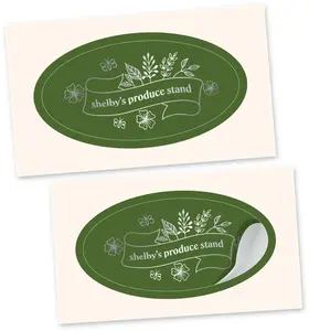 Custom Foil Stickers - 1.5" x 3" (Personalized, Promotional, Branded)