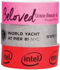 Personalized Tyvek Wristbands - 1" (Custom)