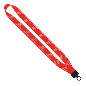 1" Dye Sublimated Waffle Weave Lanyard