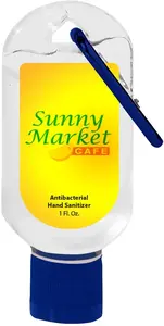 1 Oz. Hand Sanitizer With Carabiner