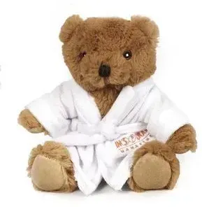 Alpine Bear Stuffed Animal w/ Bathrobe - 10"