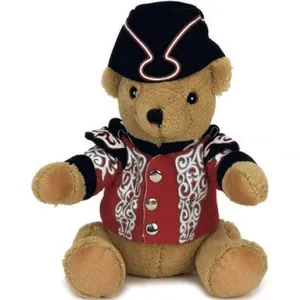 Colonial Dressed Stuffed Bear - 10"