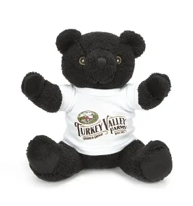 Custom Extra Soft Black Bear - 10"