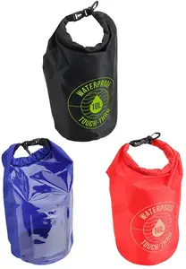 Custom Waterproof Gear Bag (10 Liter) with Touch-Thru Pouch