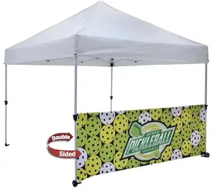 10' Omni Tent Half Wall Kit (Dye Sublimated, Double-Sided)