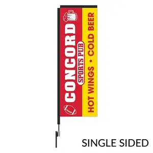 10ft Carbon Fiber Rectangular Flagpole Set